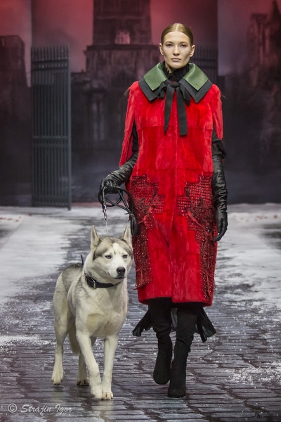 Волки на подиуме в показе Maria Shosheva