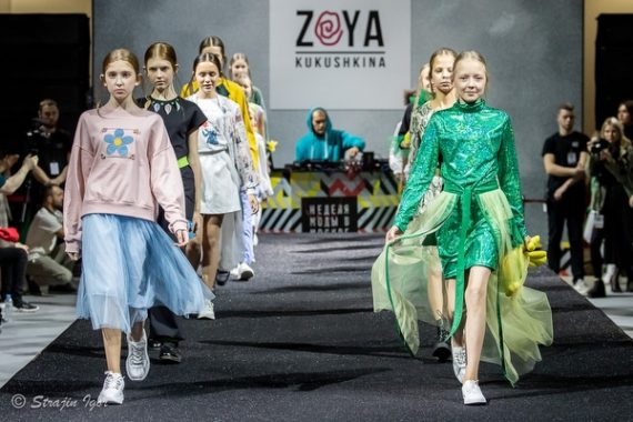 Zoya Kukushkina на Неделе моды в Москве